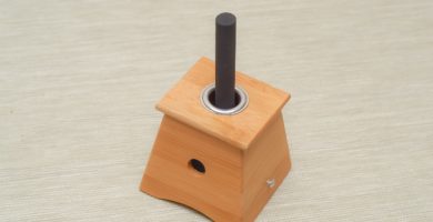 moxaterapia con caja de bambu